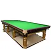 Mesa de Billar Snooker Británica Mesa de Billar Bola Ocho Negra China Acero Tamaño 12 9 Pies Sexta Generación Mesa de Billar Elegante Fabricante