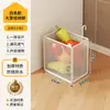 Cesta Grande para Armazenamento de Cebola Cozinha Cebolinha Gengibre Alho Cesta de Armazenamento Multifuncional com Divisórias Suporte de Chão para Inhame Aipo Armazenamento Cesta de Legumes