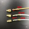 Conector de manguera deslizante Anillo de férula Conexión directa Distribuidor del circuito de aceite Conector de cobre Boquilla de aceite de paso directo Tarjeta interna PD de paso directo