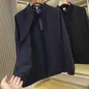 ¡Mono de forro polar, ligero, cálido y de secado rápido! Chaqueta deportiva casual de otoño para hombre con cuello alto, color liso, versátil y elástica