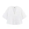 Atacado Fábrica de Roupas Femininas Transfronteiriça 2026 AliExpress Mais Vendido Camisa com Bordado Vazado Conjunto de Camisas Casuais da Moda