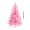 Árvore de Natal Rosa de PVC Criptografada Transfronteiriça para Decorações de Natal na Sala de Estar, Árvore de Natal Artificial de Tamanho Grande