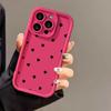 Diseño de Corazón Pequeño Negro Adecuado para Funda de Teléfono iPhone 17 Pro Max 14 Apple 13 Mate 12/15 Premium 11