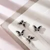 Nuevos accesorios para uñas de primavera lujo ligero súper brillante circonita mariposa tridimensional decoración de uñas con diamantes accesorios para uñas para llevar