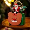 Caja de manzana navideña 2025, bolsa de regalo de Nochebuena, dulces, embalaje navideño portátil, caja de regalo creativa.