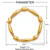 Collar con Colgante Geométrico de Bambú Transfronterizo Europeo y Americano, Colgante para Collar Diy de Acero de Titanio, Collar Redondo de Amor para Mujer, Colgante para Pendientes de Acero Inoxidable