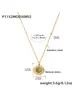 Rueda de la Fortuna Nicho Retro Turquesa Natural Collar para Mujer Colgante Tablero de Ajedrez Lujo Ligero Collar Sencillo para Clavícula