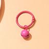 Llavero de campana de flor de color fresco al por mayor estrella de cinco puntas llavero regalo Tanabata accesorios colgantes para bolso de mujer