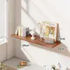Estante de Pared Oculto de Una Sola Línea Estantería para Libros Colgante de Pared para Sala de Estar Estante Colgante de Pared para Dormitorio