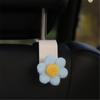 Gancho para Coche Linda Flor Gancho Decorativo para Respaldo de Asiento de Coche Creativo Suministros de Interior de Coche para Coche Mujeres