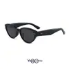 2025 Nuevas Gafas de Sol para Mujer Estilo Retro Ojo de Gato Marco Pequeño Gama Alta Celebridad de Internet de Xiaohongshu Gafas de Sol Anti-UV