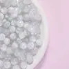 Contas de Resina Imitação Olho de Gato Bicolor 8/10mm, Contas Redondas, Contas Soltas, Acessórios para Joias Artesanais DIY para Pulseira, Colar