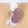 Nueva ropa para mascotas de otoño e invierno, ropa de oso de peluche y gato panda, suéter tejido, ropa casual cálida para perros de venta transfronteriza