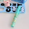 Tijeras Portátiles con Forma de Bolígrafo de Dibujos Animados Japoneses Tijeras Pequeñas Tipo Bolígrafo Mini Seguras y Lindas para Oficina y Estudio