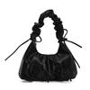 Bolsa de Axila Feminina com Design de Nicho 2026 Novo Estilo Bolsa de Ombro Plissada com Textura de Laço para Mulheres
