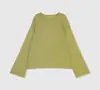 Blusa de Punto Transpirable Cómoda Ligera de Lino y Algodón Aireada Transparente Protectora del Sol Manga Larga Holgada Adelgazante Sensación como de Nube