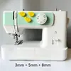 Nuevo producto transfronterizo: Juego de herramientas de pie prensatelas para dobladillo de máquina de coser impreso en 3D, adecuado tanto para telas finas como gruesas, un accesorio de costura versátil para modificación