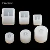 Ferramenta manual para pulseira de contas redondas e quadradas DIY com molde de pingente com furo molde de silicone cola de gota de cristal