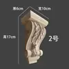 Escultura em Madeira Dongyang Coluna Sólida Cabeça de Coluna Suporte de Viga Estilo Europeu Cabeça de Coluna Romana Estilo Chinês Suporte de Perna de Boi Esculpido Decoração de Parede de Fundo