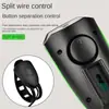 Luz de Bocina para Bicicleta, Paseos Nocturnos, Carga, Luz Fuerte, Faro Súper Brillante, Ciclismo, Timbre para Niños, Accesorios Universales
