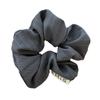 Coreia do Sul Dongdaemun Novo Estilo Elegante Listrado Intestino Grosso Anel de Cabelo Etiqueta de Pano Versátil Bola Anel de Cabelo Corda de Cabelo Anel de Cabelo Flor de Cabelo