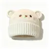 Bonito gorro de punto con orejas de gatito para mujer, cálido y protector para las orejas para otoño e invierno, versátil y estiliza el rostro, un gorro de moda