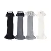 Calcetines para Niñas, Estilo Otoño e Invierno, Color Sólido, Encaje Lindo, Calcetines de Princesa Holgados Medianos y Grandes para Niñas, Venta al por Mayor