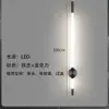 Luminária de Parede Listrada Minimalista Lâmpada de Linha Led Luminária Rotativa para Quarto Mesa de Cabeceira Escada Sala de Estar Grelha de Fundo Luminária de Parede