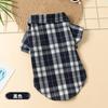 Fabricantes de fonte nova outono e inverno cachorro grade camisa bonito e confortável pequeno grande cachorro xadrez confortável e respirável
