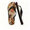 Chanclas personalizadas de EVA con suela gruesa y diseños transfronterizos, antideslizantes, resistentes al olor, resistentes al desgaste, chanclas de graffiti para playa, exportadas a Japón