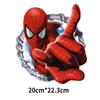 Novo padrão Homem-Aranha Acessórios decorativos DIY para roupas Impressão em camiseta tinta branca Impressão por transferência térmica Hot stamping agora uma peça