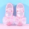 2022 Nuevos Zapatos de Baile sobre Hielo y Nieve para Niñas Suela Suave Práctica Zapatos de Garra de Gato Brillantes Lindos Forma de Ballet Azul 8009
