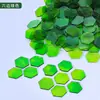 Azulejos de Mosaico, Materiais Artesanais, Materiais para Luminária de Mesa DIY, Vidro de Cristal Colorido de Alta Transparência com Mica
