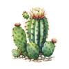 Cactus tropical suculenta flor dormitorio infantil baño decoración del hogar pegatina de pared autoadhesiva venta al por mayor transfronteriza