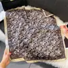 Pañuelo de Seda Estampado Flor de Anacardo Retro de 70 cm, Pañuelo Versátil de Seda Sintética, Pañuelo de Cuello de Gama Alta, Pañuelo Cuadrado Delgado para Mujer