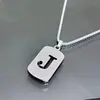 Collar de letra inglesa de 26 palabras cadena Taigang ropa de pareja para estudiantes masculinos y femeninos accesorios diseño nicho simple combinable Moda
