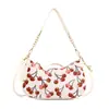Bolsa Transfronteiriça Nova Moda Estampada Europeia e Americana Retrô Grande Capacidade Bolsa de Ombro Temperamento Simples Bolsa de Braço Feminina