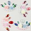 Nuevas pegatinas flash para cejas de Diamante, pegatinas acrílicas tridimensionales para la cara, lindas decoraciones para accesorios de funda de teléfono para coche, pegatinas de tatuaje