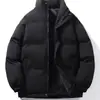 5 ColoresAlgodón de Buena Calidad Chaqueta para Hombre Cuello Alto Chaqueta de Algodón para Hombre Color Sólido Chaqueta de Algodón para Hombre Ropa de Abrigo Otoño e Invierno Estilo Pareja Casual