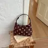 Bolsa de Mão Bolinhas Transfronteiriça Bolsa Pequena Feminina 2026 Nova Moda Casual Bolsa de Mão com Corrente Bolsa Transversal Estilosa para o Dia a Dia
