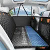 Alfombrilla para coche con soporte de seis paneles para mascotas, alfombrilla de viaje para perros, hamaca impermeable y resistente a la suciedad para el asiento trasero del coche