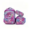 Mochila Escolar Transfronteriza, Mochila Escolar de Dibujos Animados de Cáscara Dura 3D para Estudiante de Primaria, Set de Tres Piezas, Mochila con Ruedas, 8-12 Años