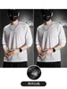 Camiseta de Manga Larga de Seda de Hielo para Hombre en Verano, Malla Holgada, Transpirable, de Secado Rápido, Protección Solar, Top Climatizado, Capa Base para Exteriores, Estilo Delgado