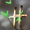 Suporte de Torre para Vara de Pesca no Gelo Atacado Suporte Dobrável de Cabeça Dupla Acessórios para Equipamentos de Pesca Suporte para Vara de Pesca no Gelo