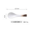 Colher de Sopa Colher de Cerâmica Doméstica Colher Colher Colher de Arroz Louça Japonesa Sopa Jantar Colher Pequena Colher Criativa Fofa Colher Curva