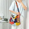 2026 Nuevo Bolso de Lona Versátil de Verano Estilo Étnico Bolso Tote de Nepal Cruzado Retro Pequeño Fresco Bolso de Hombro Único