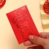 Mini Bolsas Rojas para la Suerte y la Fortuna, Paquetes Rojos Pequeños para Monedas con Palabras Felices para Regalo de Bloqueo de Puerta de Boda Bolsas de Dinero 2027