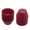 Forma de Silicone para Bolo 7cm Atacado Transfronteiriço Forma para Muffin Pode Ser Assada e Cozida no Vapor e é Resistente a Altas Temperaturas Molde Pequeno para Bolo 5 Peças Assar