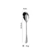 Faca, Garfo e Colher de Aço Inoxidável 304 Espessados 1010 Faca de Bife Ocidental, Garfo e Colher Utensílios de Mesa Hotel Colher de Sobremesa Colher Pontuda Colher Redonda