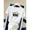 Camiseta de Algodón Puro de Manga Corta para Mujer, Estilo Nuevo 2026, Moda Europea, Versátil, Rejuvenecedora, Adelgazante, Top Gris, Tendencia de Verano